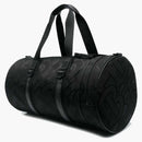 Burberry Monogram Jacquard Medium Barrel Bag Black