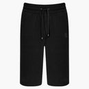 Burberry Monogram Motif Cashmere Drawcord Shorts Black