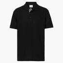 Burberry Monogram Motif Cotton Pique Polo Black/Archive Beige