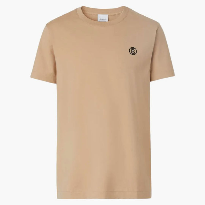 Burberry Monogram Motif Cotton T-shirt Soft Fawn/black