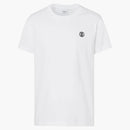 BURBERRY Monogram Motif Cotton tričko bílé/černé