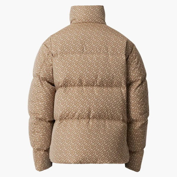 Burberry Monogram Motif Jacquard Jacket Soft Fawn