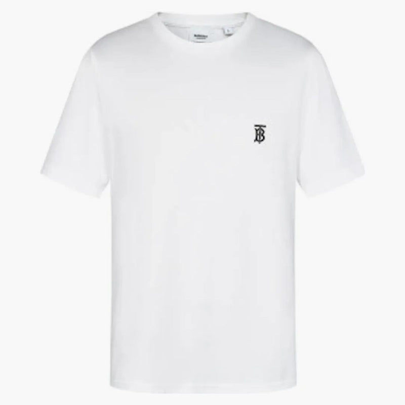 Burberry monogram motiv logotyp t-shirt vit