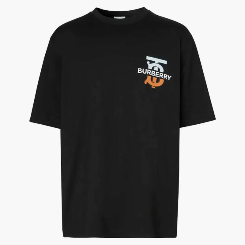 Burberry Monogram Motif Oversized T-Shirt Black