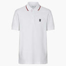 Burberry Monogram Motif Piqué Camisa de algodón White