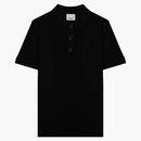 Burberry Monogram Motif Piqué Polo Black