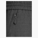 Burberry Monogram Motivi Track pantaloni grigio scuro