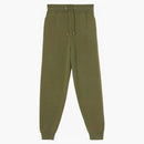 Burberry Monogram-motif Wool-cashmere Blend Jogging Pants Green