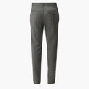 Burberry Monogram Motif Wool Tailored Trousers Gray