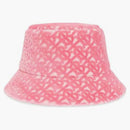 Burberry Monogram Velvet Bucket has Pink/Lime