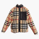 Burberry Norton Vintage Check Fleece Jacket Archive Beige