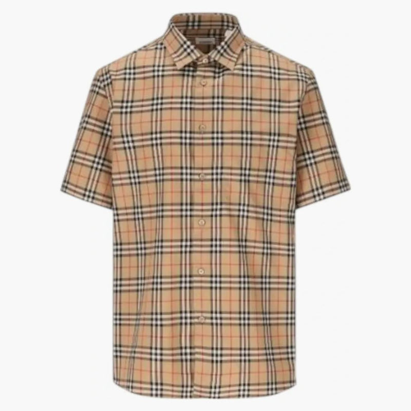 Burberry Nova-Check Pattern Cotton Archive Beige