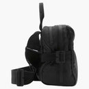 Burberry Nylon Check Jacquard Tile Shoulder Bag Black