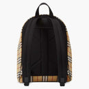 Burberry Nylon Vintage Check Backpack Archive Beige