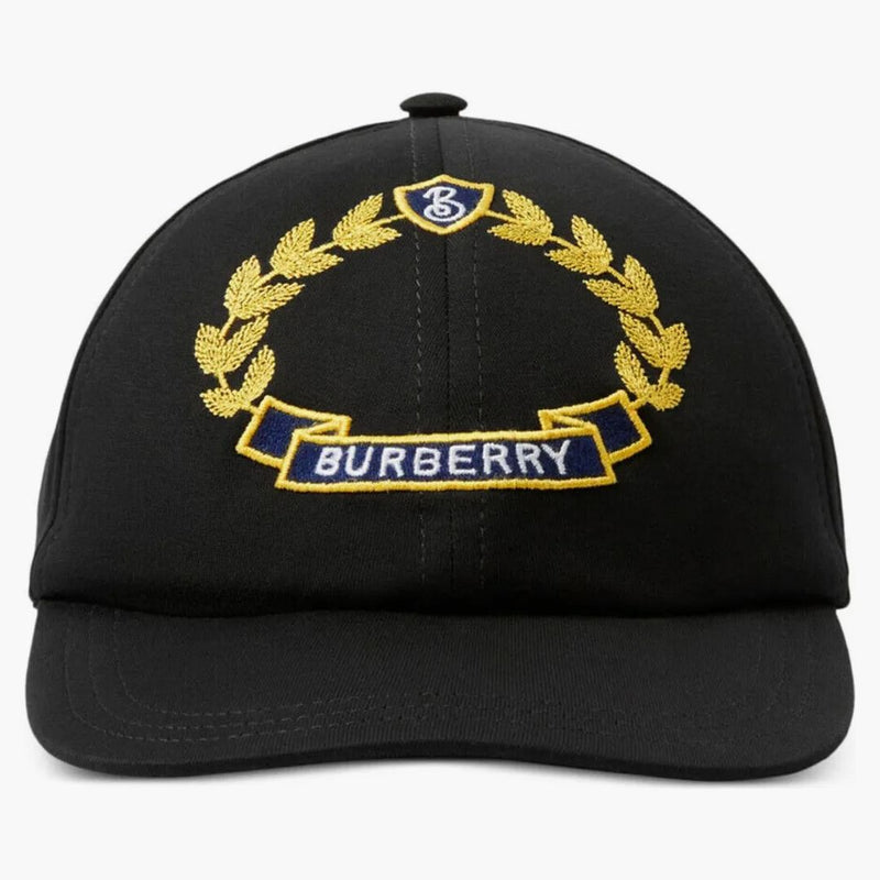 Burberry Oak Leaf Crest Baseball Cap Black