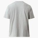 Burberry Oak Leaf Crest Cotton Oversized T-Shirt Pale Gray Melange