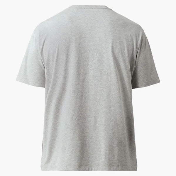 Burberry Oak Leaf Crest Cotton Overszeze T-shirt Grigio pallido Melange