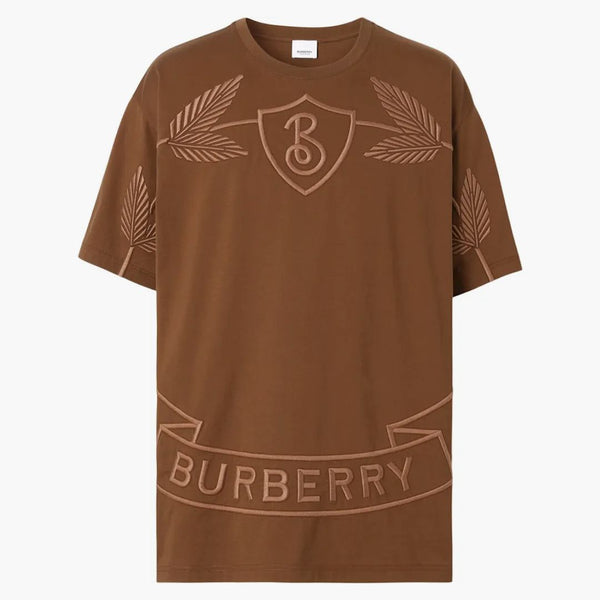 Burberry Oak Leaf Crest Cotton Tea Dark Birch Brown