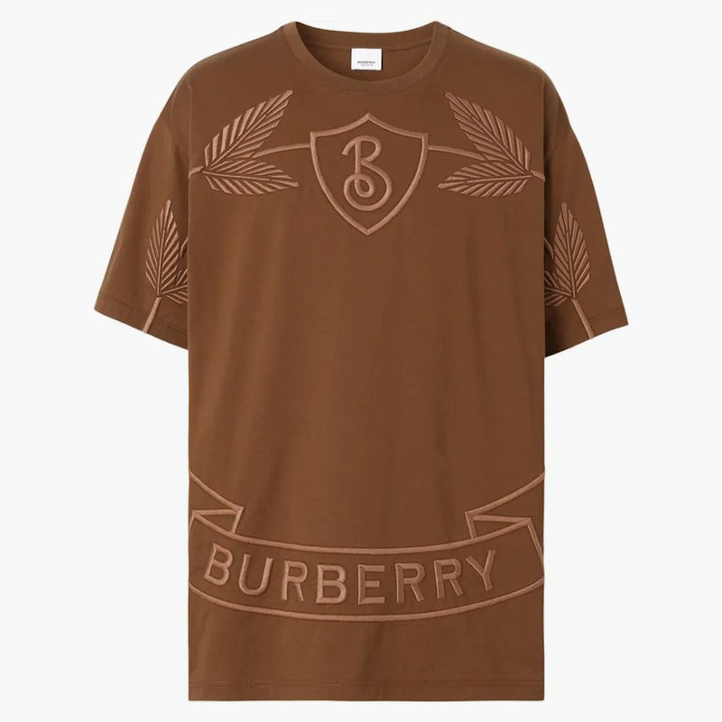 Burberry Oak Leaf Crest Cotton Tea Birch Dark Birch