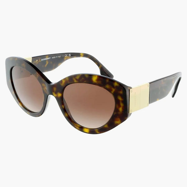 Burberry Oval solglasögon Havana (0BE4361 300213)