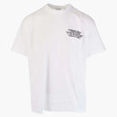 Burberry nadměrné koordináty Abel Logo Tee White