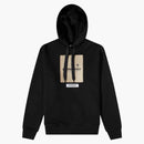 Burberry Owie Label Logo Hoodie Black