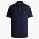 Burberry Oxford Logo bordado Polo Navy/Red