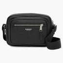Burberry Paddy Italian Gained Leather Crossbody Bag Black