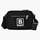Burberry Paddy Logo Shoulder Bag Black
