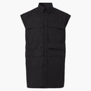 Burberry Panel Detail Sleeveless Shirt Black