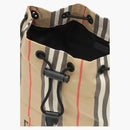 Burberry Phoebe Heritage Stripe Bucket Bag Archive Beige