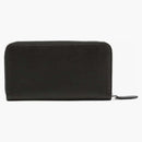Burberry Porter Leather Flap Continental Long Wallet Black