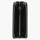 Burberry Porter Leather Flap Continental Long Wallet Black