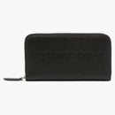 Burberry Porter Leather Flap Continental Long Wallet Black