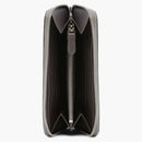 Burberry Porter Leather Flap Continental Long Wallet Gray