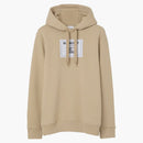 Burberry Prorsum Label Cotton Hoodie Soft Fawn