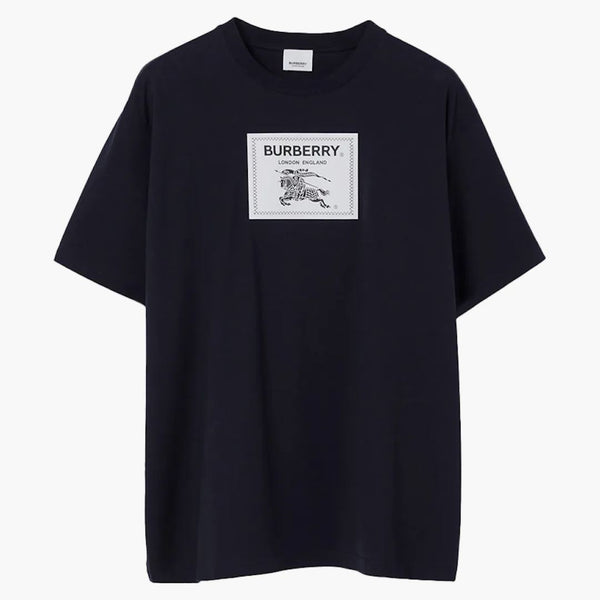 Burberry Prorsum Etichetta T-shirt in cotone fumato