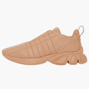 Burberry Quilted Leather Classic Trainer Dark Biscuit