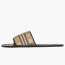 Burberry Quilted Leather Flat Slide Vintage Check (women's)