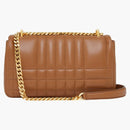 Burberry Quilted Leather Lola Bag Small Maple Brown