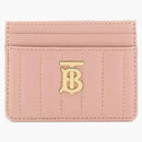 Burberry Quilted Lola Card Holder Pink