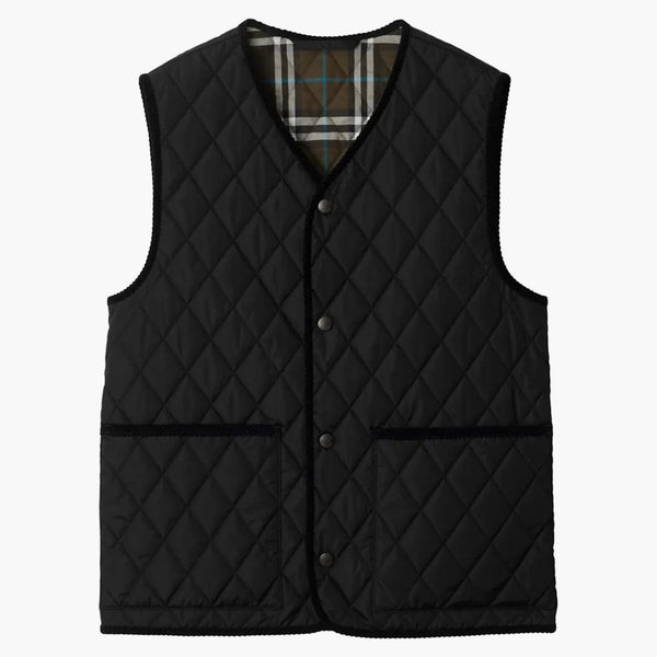 Burberry Quilted Gilet Black