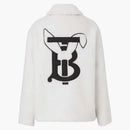 Burberry Rabbit Applique Fleece Jacket Ecru