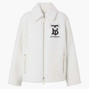 Burberry Rabbit Applique Fleece Jacket Ecru