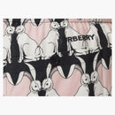 Burberry Rabbit-Print Shorts Black Pink