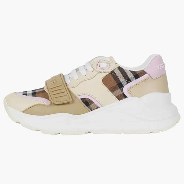 Burberry Ramsey Vintage Check Sneaker Beige Taupe Brown (women's)