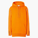 Burberry Reconstructed Panelled Hoodie Orange