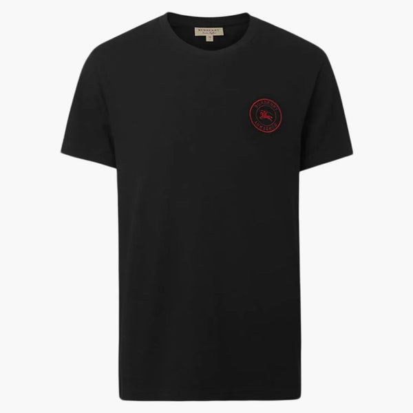 Burberry röd logotyp t-shirt svart