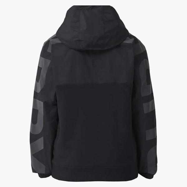 Burberry Reflective Logo Print Quarter-Pro Jacket Black
