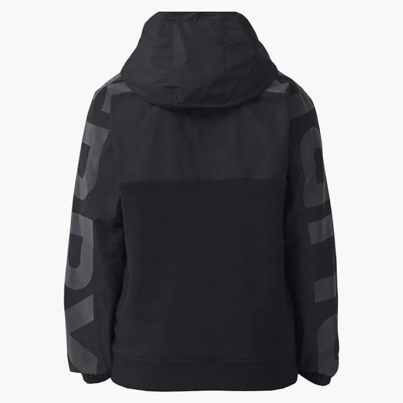 Burberry Reflective Logo Print Quarter-Pro Jacket Black
